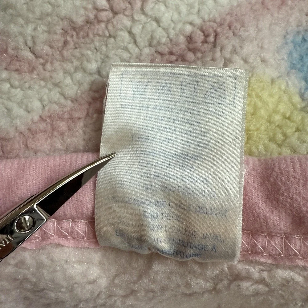 Sleepy Teddy Bear Baby Crib Blanket Pink Acrylic Plush Sherpa Nursery‎ Toddler